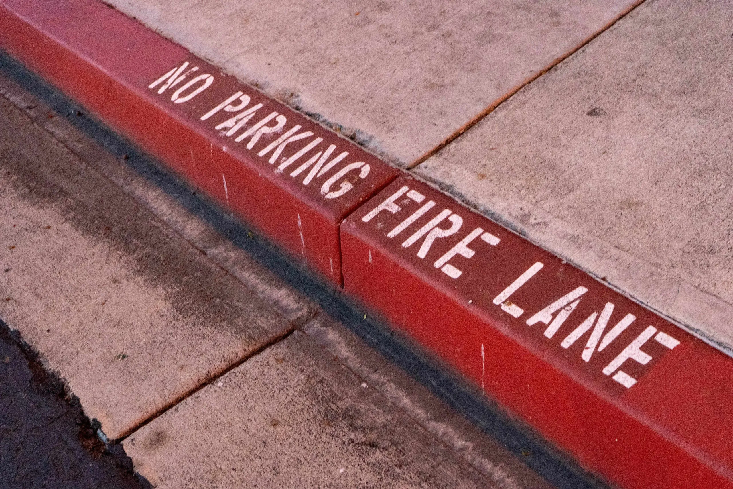 Fire Lane Striping in Orlando, Central Florida